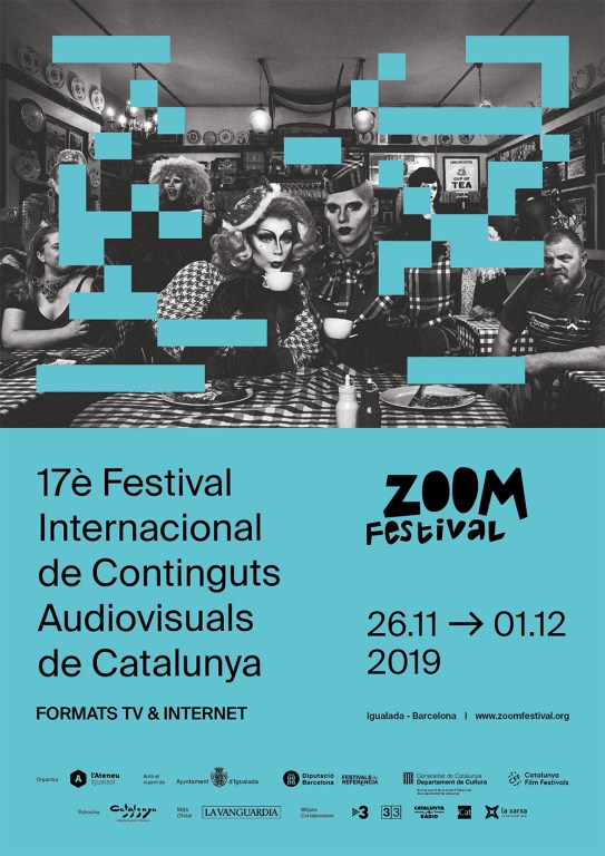 Zoom festival, su cartel con las fechas y horarios.